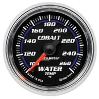 AutoMeter Cobalt Water Temperature 100-250 Fahrenheit