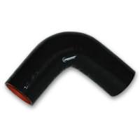 4 Ply Reinforced Silicone Elbow Connector - 2in I.D. - 90 deg. Elbow (BLACK)