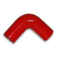 4 Ply Reinforced Silicone Elbow Connector - 2.25in I.D. - 90 deg. Elbow (RED)